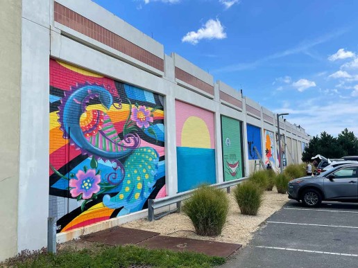 Sewer Plant Mural Project in Progress