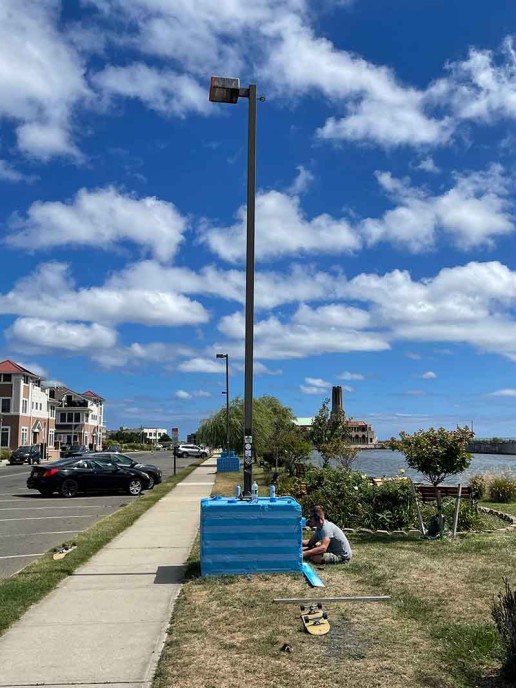 Lake Avenue Light Pole BaseBeautification